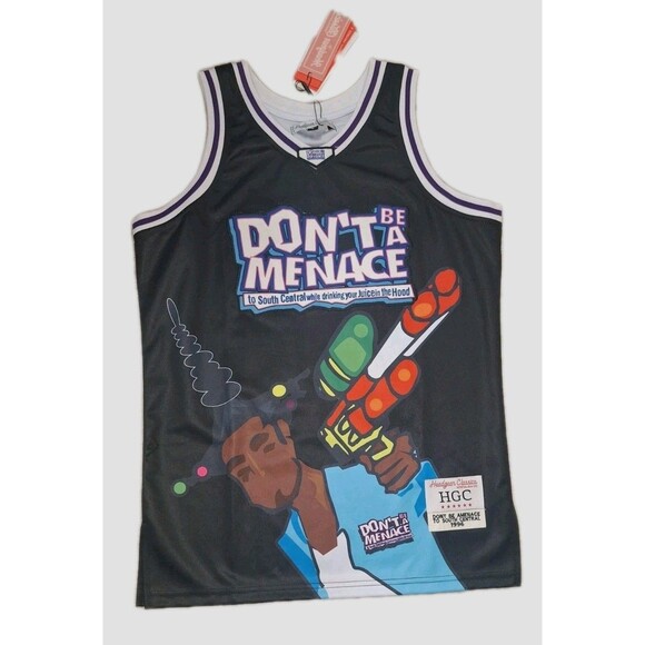 Headgear Classics Other - DON'T BE A MENACE Loc Dog Headgear Classics Basketball Jersey Size SMALL NWT